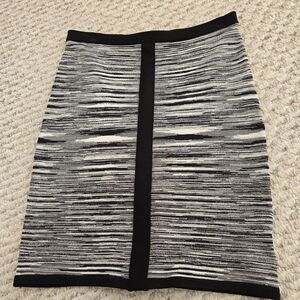 Bebe Space Dye Knit Pencil Skirt Small